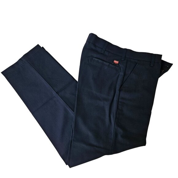Red Kap Mens Navy Work Pants Style #PT20 Size 33W x 34L Career Construction - Picture 4 of 11